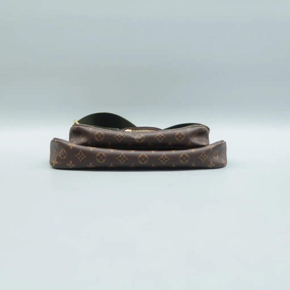 Louis Vuitton Multi Pochette Accessories Brown Monogram W/P Canvas Satchel - Picture 4 of 12